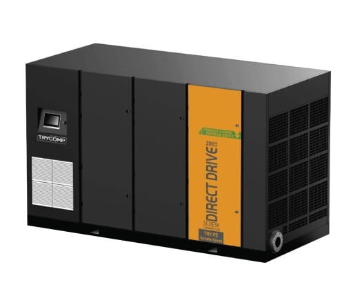 İki Kademeli Vidalı Hava Kompresörleri (PE Serisi)